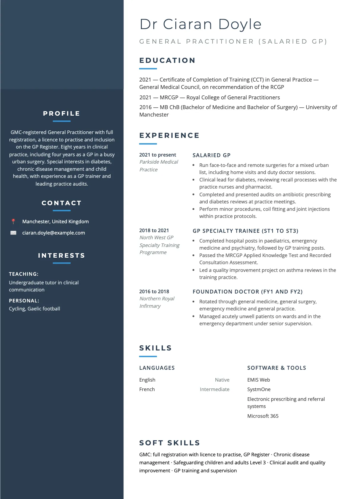 Advicing Communication Example CV Examples: Find Your Best Starting Point | CV Boost